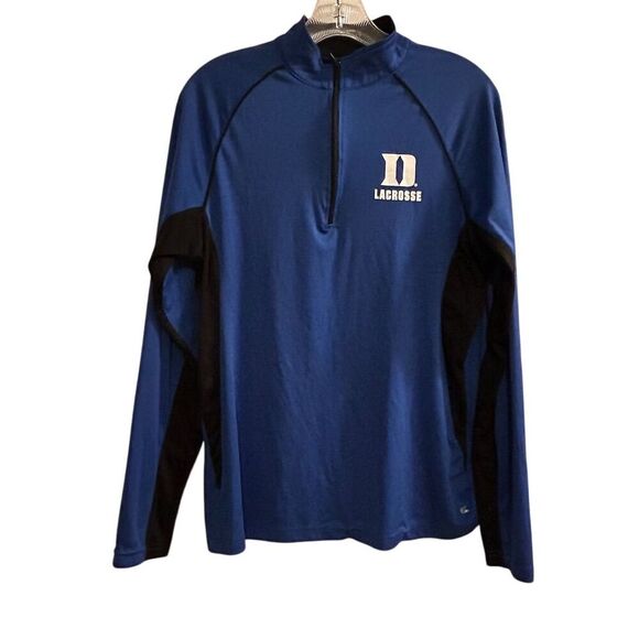 Duke Blue Devils Men's 1/4 Zip Pullover Jacket Blue Size S - Picture 1 of 13